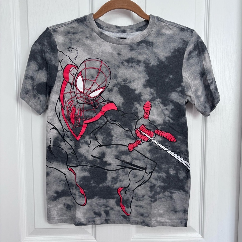 Spider-Man Graphic Tie-Dye Tee | Marvel Kids L (10/12)